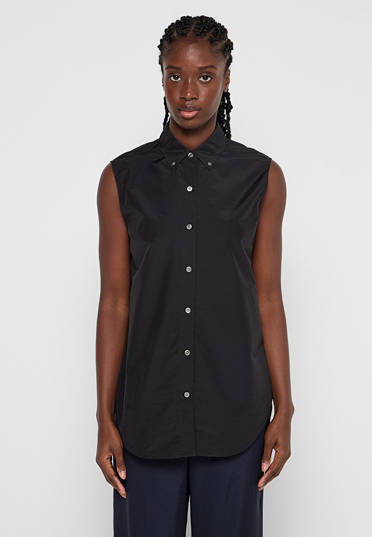 Theory Overhemdblouse zwart Theory Overhemdblouse zwart