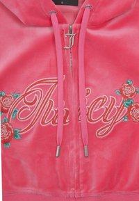 Juicy Couture ROSE MARISSA - Majica s kapuljačom i patentnim zatvaračem - hot pink