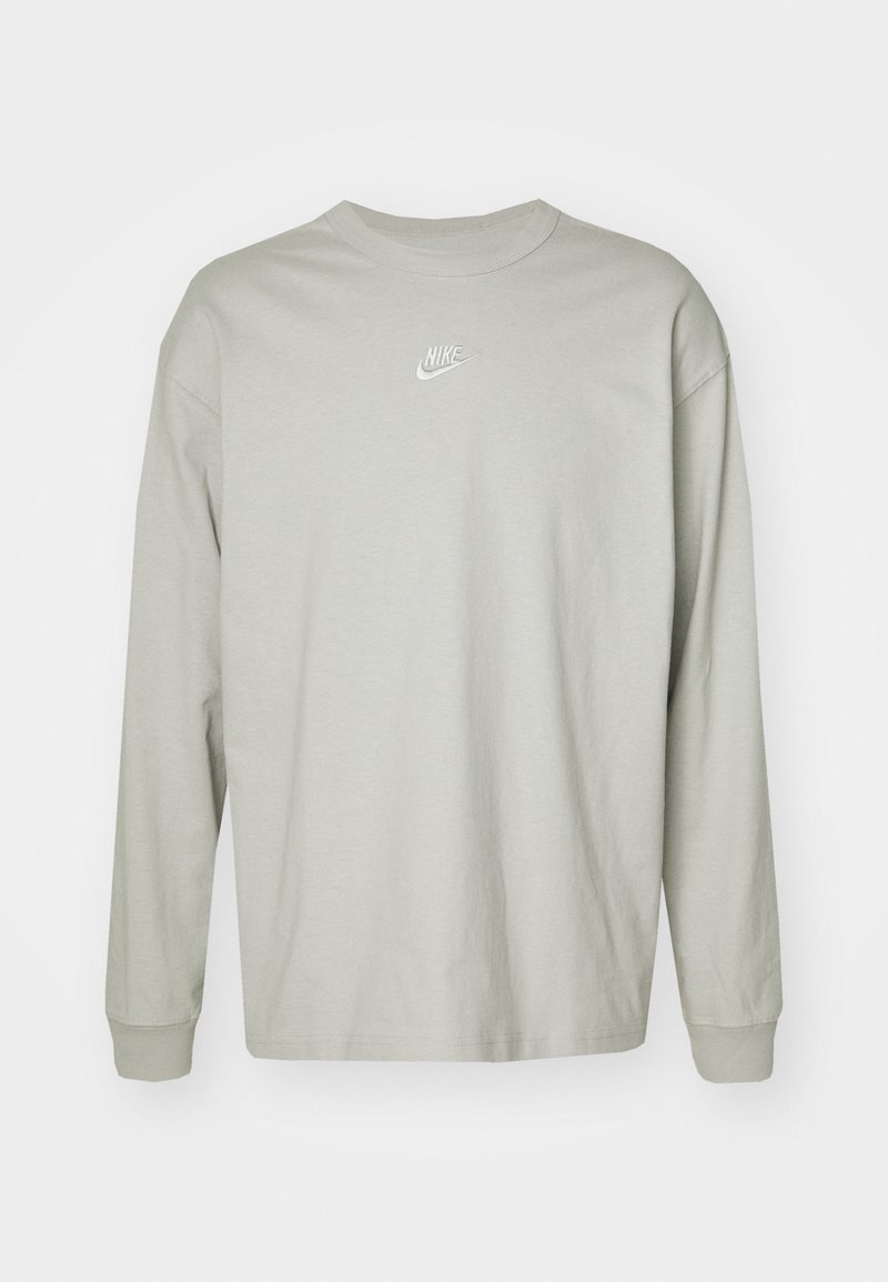 Nike Sportswear PREM ESSNTL SUST - Long sleeved top - light grey ...