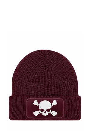 Beanie - bordeauxrot