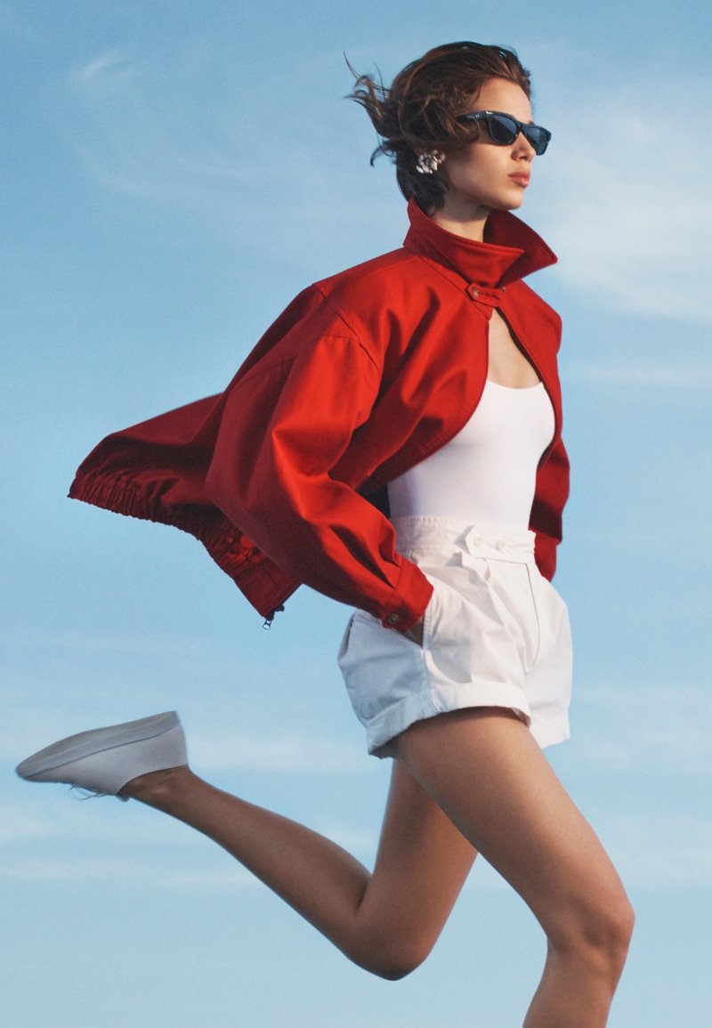 Polo Ralph Lauren DOUBLE-FACED COTTON JACKET - Καλοκαιρινό μπουφάν - red