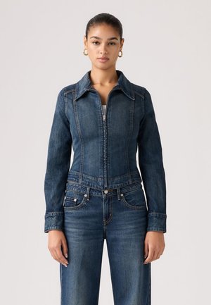 STRETCH FITTED TRUCKER - Jeansjacke - parallel life