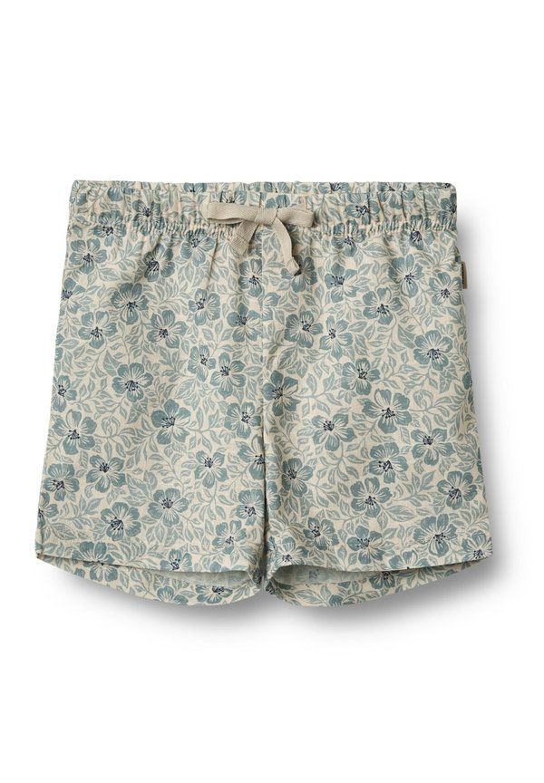 MAX - Shorts - aqua hawaii flowers
