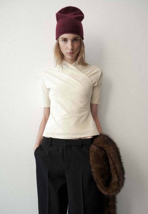 Mango, ADULT - T-shirt imprimé - beige