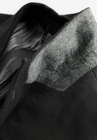 Next SLIM FIT TEXTURED STRIPE - Anzugsakko - black