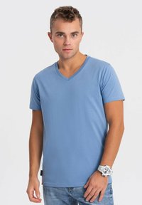 Ombre Jednoduché tričko - blue
