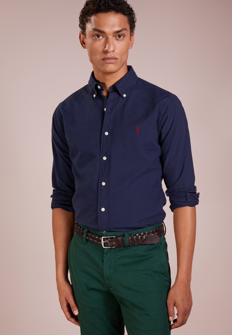 Polo Ralph Lauren SLIM FIT OXFORD SHIRT Shirt navy/dark blue Zalando.ie