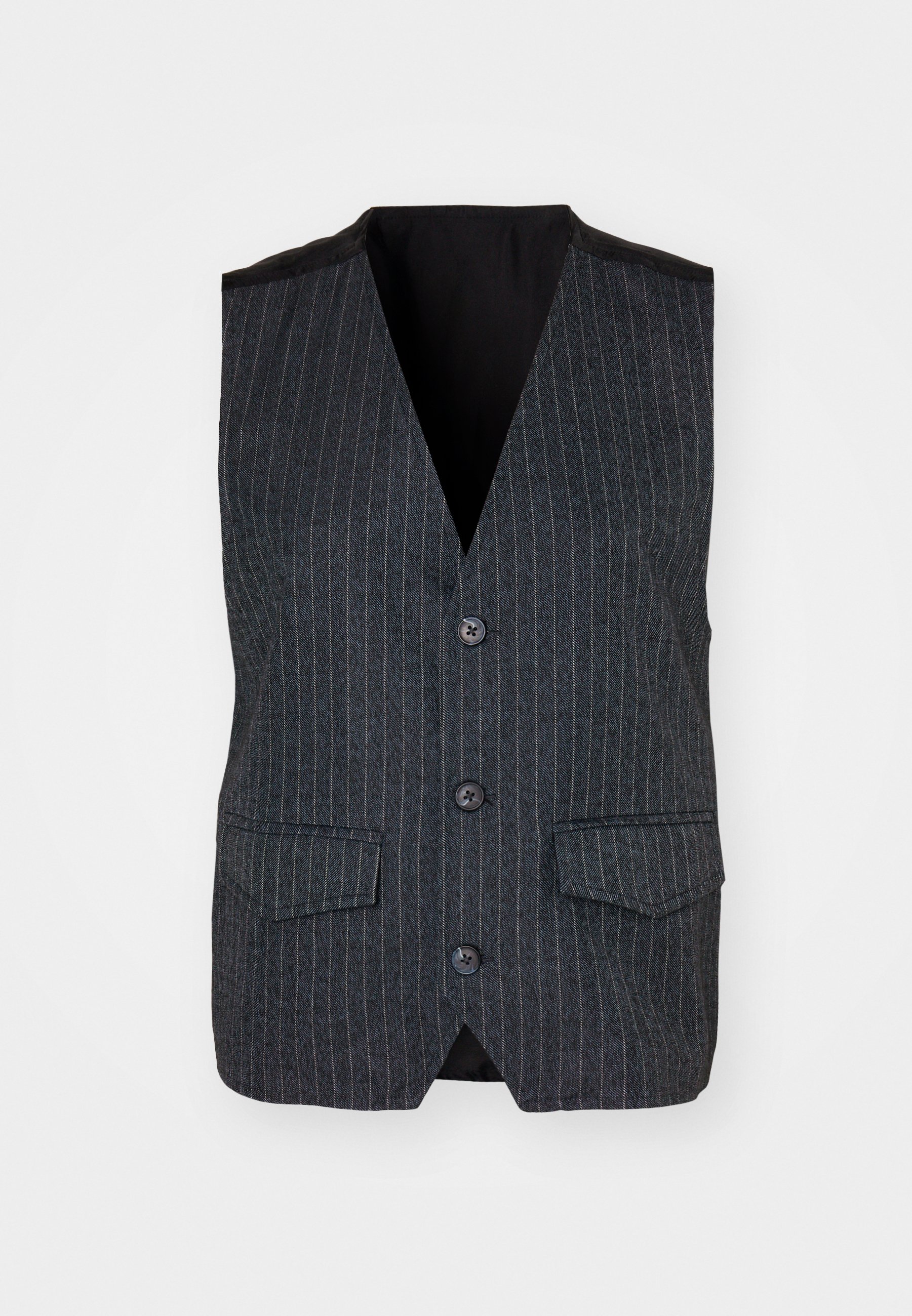 Mads Nørgaard PINSTRIPE ORLA VEST - Waistcoat - parisian night