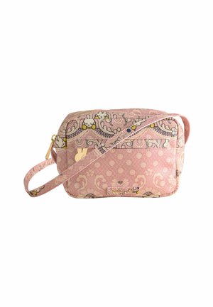 Cross body bag - pink lace