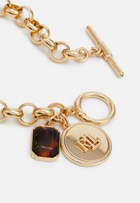 Lauren Ralph Lauren LOGO CHARM FLEX - Náramok - gold-coloured/tort