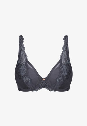 Triumph SCHALEN MIT WILD PEONY FLORALE - Bügel BH - pebble grey