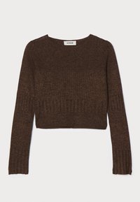VERVE LONG SLEEVED  - Strickpullover - bitter chocolate