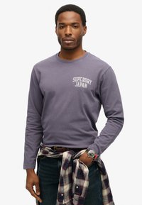 Superdry Long sleeved top - greystone