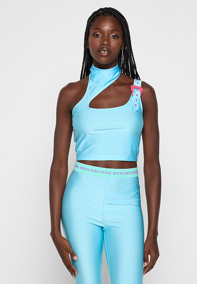 Versace Jeans Couture Top lichtblauw Versace Jeans Couture Top lichtblauw