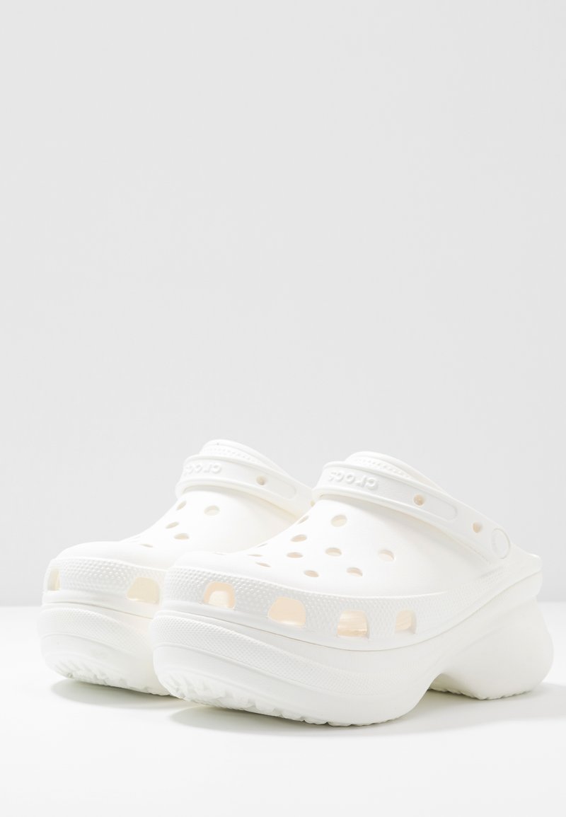 crocs bae platform white