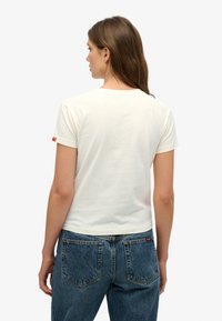 Superdry & Co VENUE OUTDOORS - T-shirts print - desert bone off white