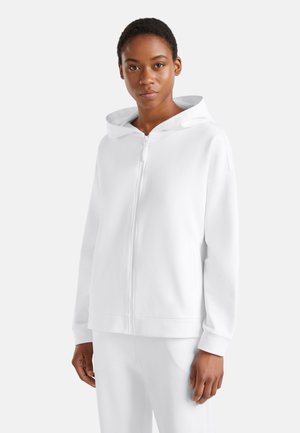WITH HOOD - Sudadera con cremallera - white