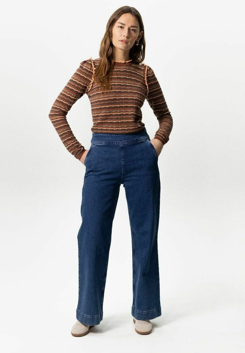 Sissy-Boy MIT REISSVERSCHLUSS - Jean flare - blau