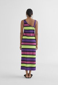 LOLA CASADEMUNT Vestido largo - purple, green, pink