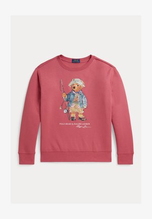 Polo Ralph Lauren, POLO BEAR FLEECE SWEATSHIRT 7-14Y - Mikina - adirondack berry