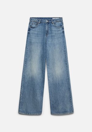 Vero Moda, VMVEGA High rise Wide Leg Fit - Дънки със свободна кройка - light blue