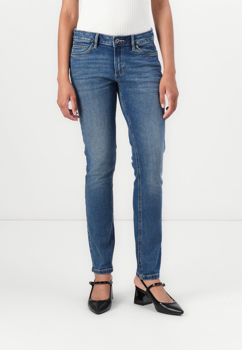 TOM TAILOR TTLENE SLIM - Liibuvad teksad - clean mid stone blue denim