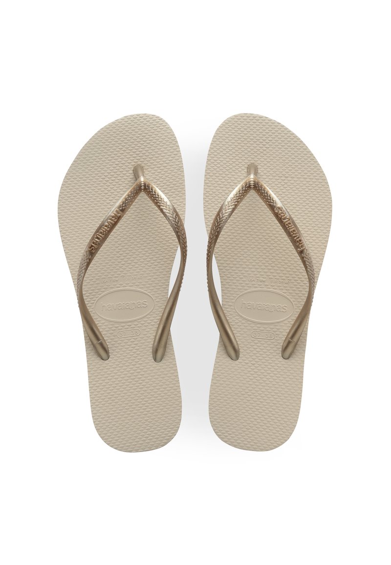 Havaianas SLIM - Tåsandaler - beige