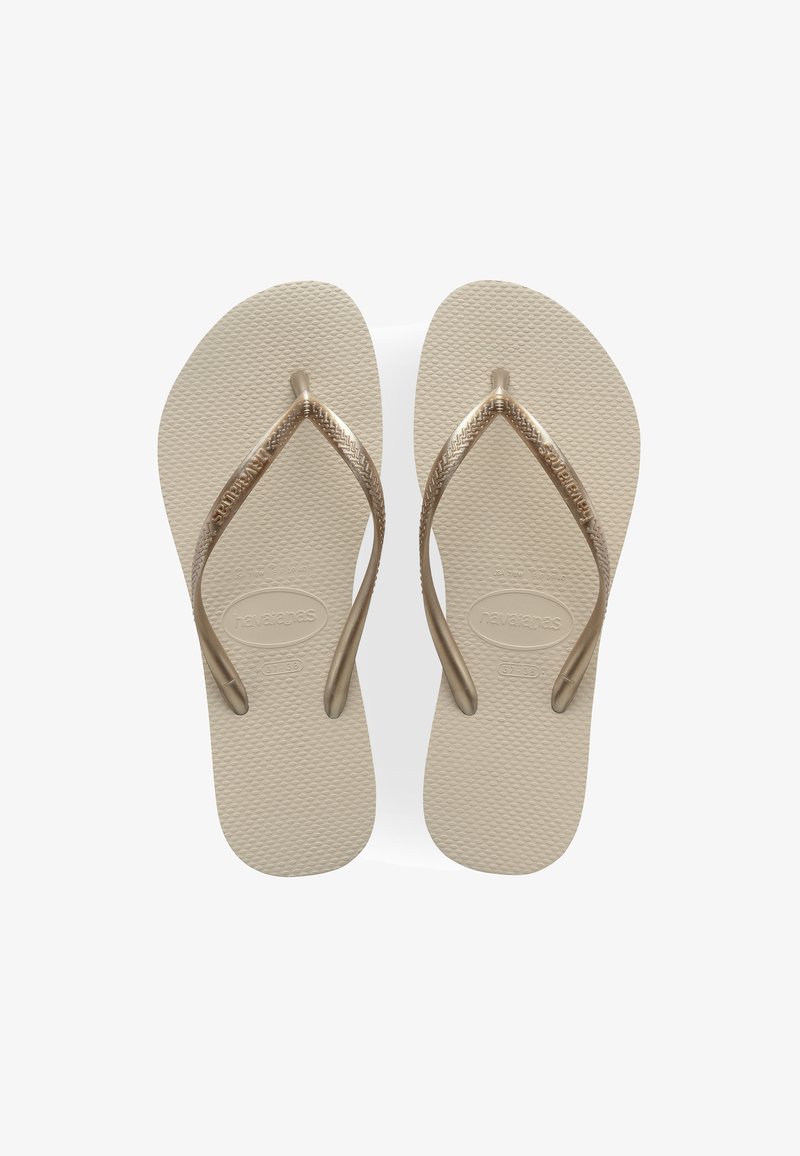 Havaianas SLIM - Sandále T-bar - beige