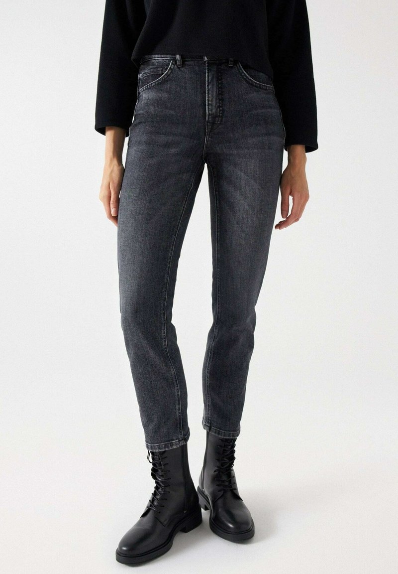 Salsa Jeans Jeansy Slim Fit/czarny Zalando.pl