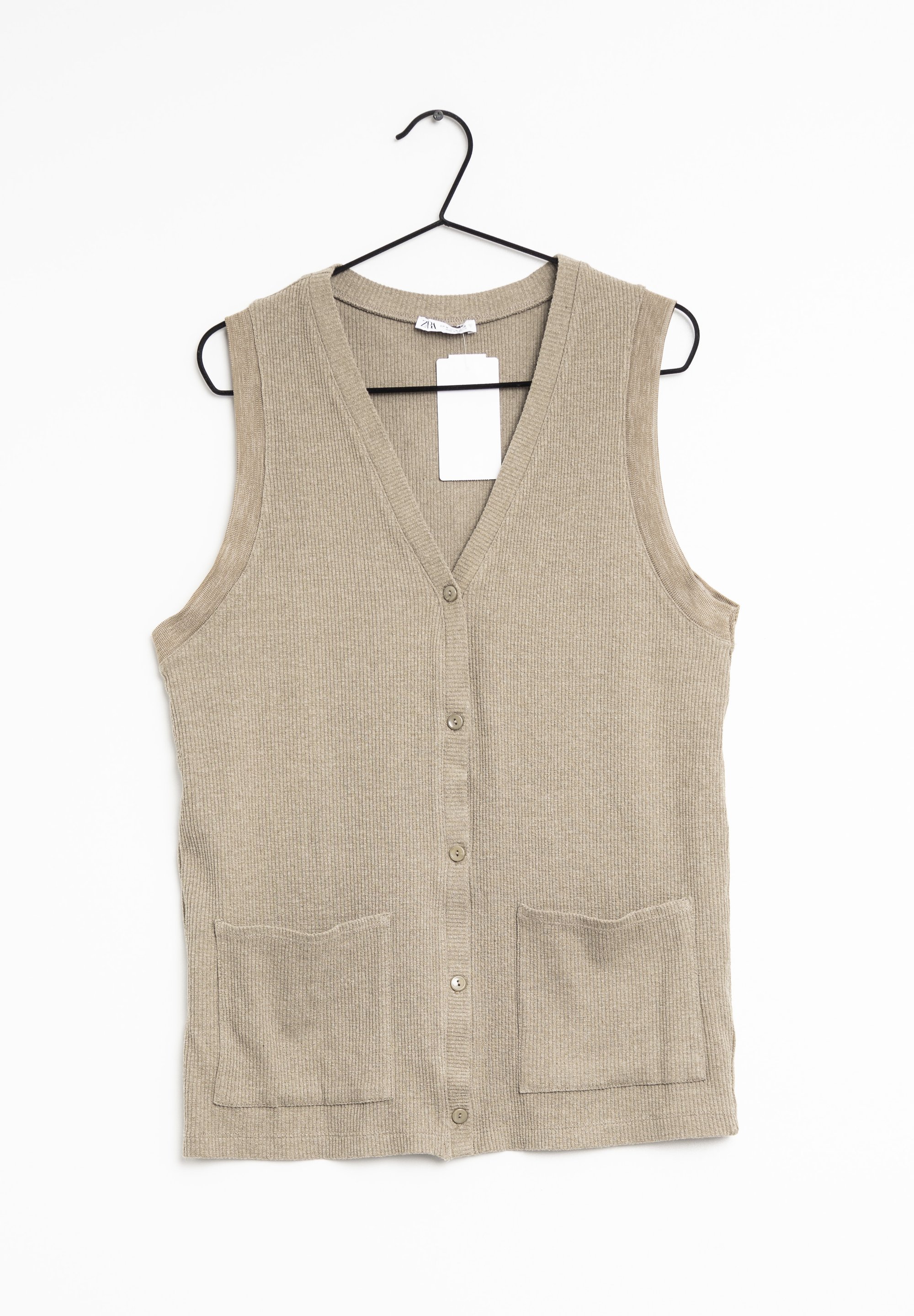 Weste Herren Braune Weste Zara ZARA Weste/Gilet „ Chocolat