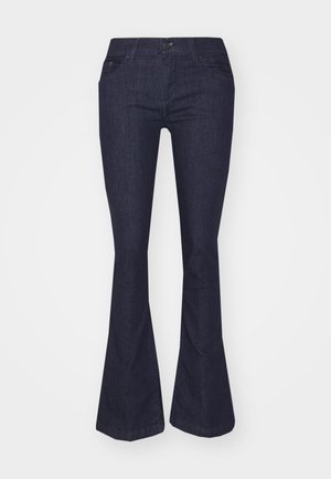 Flared Jeans - rinsed denim