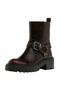 Stradivarius Botines camperos - brown