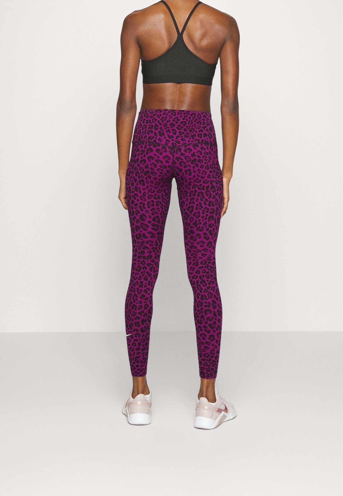 nike navy leopard print leggings