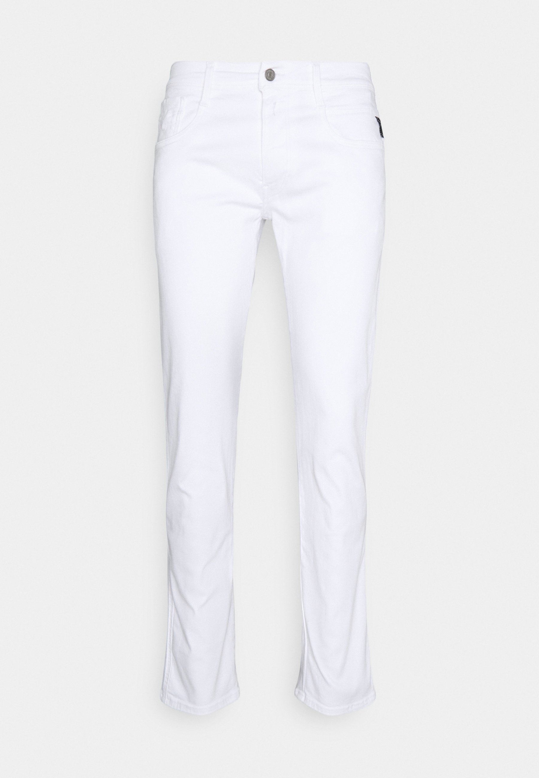 Replay ANBASS HYPERFLEX - Slim fit jeans - white/wit - Zalando.nl