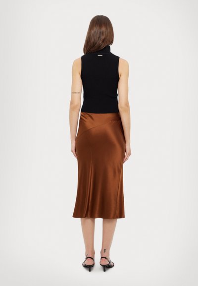 Veronica Beard SORELLE SKIRT - Pencil skirt - dark ochre