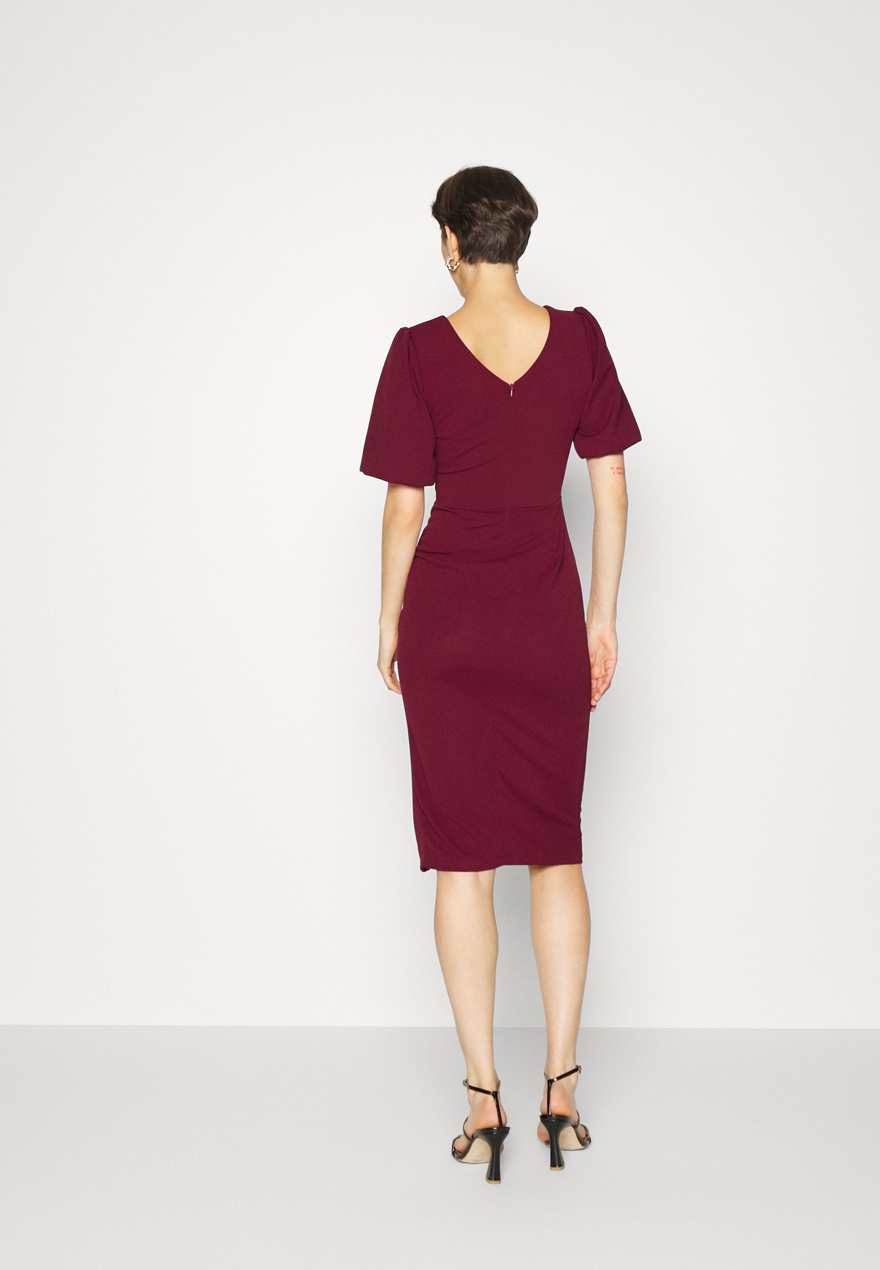 WAL G TALL COLE SLEEVE MIDI DRESS 