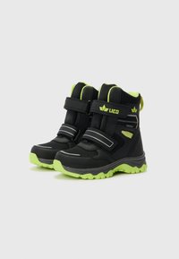 LICO BRANKO - Zimné čižmy - black/lemon