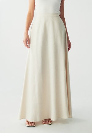 WILLA ISLA  - Maxi skirt - natural