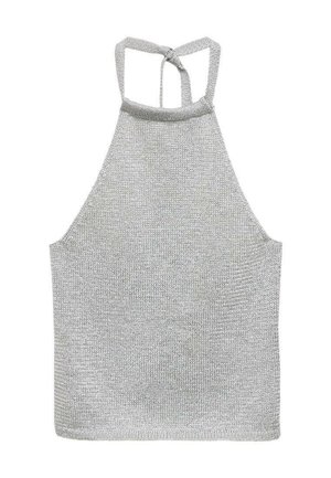 Mango MARIETA - Top - silver-coloured