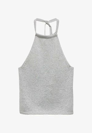 Mango MARIETA - Débardeur - silver-coloured