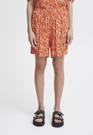 IHAYA SHO - Shorts - coral rose leo aop