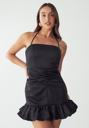 LAIA MINI DRESS - Koktailové šaty/večierkové šaty - black