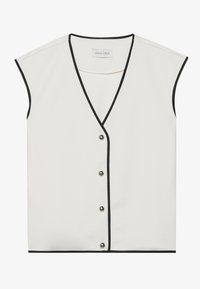 Waistcoat - white/black