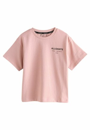 REGULAR FIT - CREW - Majica kratkih rukava s printom - mid pink