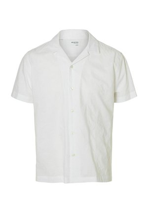 Selected, Short sleeved 100% cotton - Camisa - white