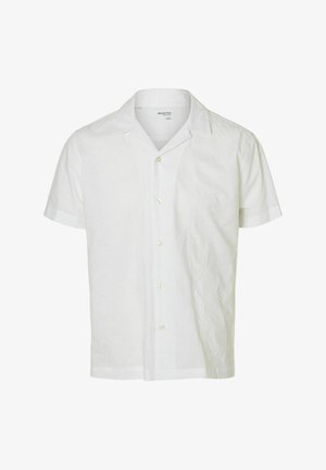 Selected, Short sleeved 100% cotton - Camisa - white
