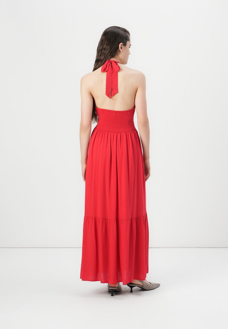 open lace back dress Hollister Womens Red Plaid Polyester Slip Dress Size S Round Neck Pull   Preworn