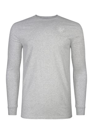 SIKSILK, ESSENTIALS LS T-SHIRT. - Maglietta a manica lunga - grey marl