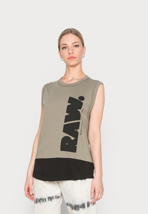 LASH BLOCK TANK - Top - shamrock black