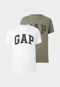 LOGO 2 PACK - Camiseta estampada - mesculen green